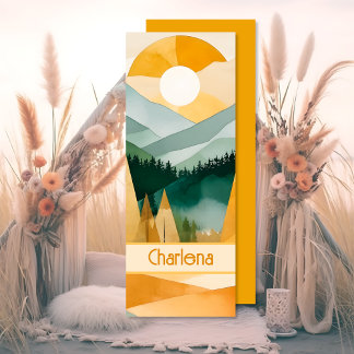 Boho Sunny Mountain Vibes Bookmark