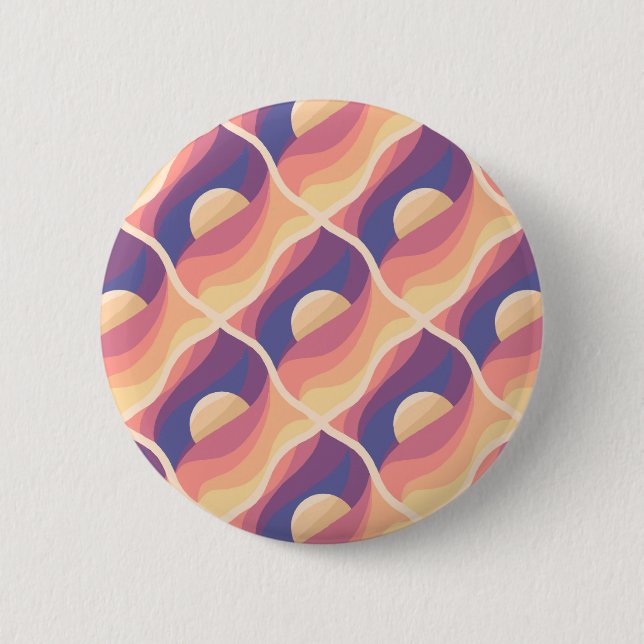 Boho Sunset Button (Front)