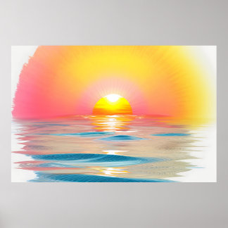 Boho Sunset (c) Poster