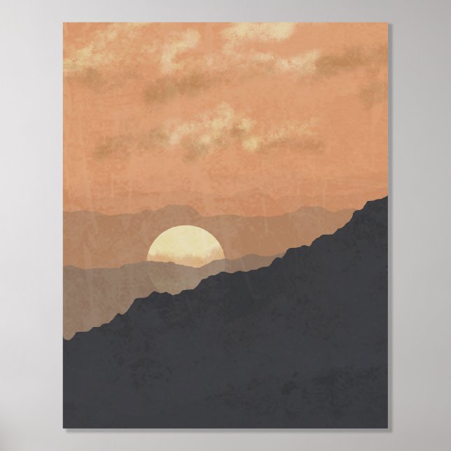 Boho Sunset Foil Prints (Front)