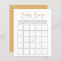 Boho Sunshine Baby Bingo Game