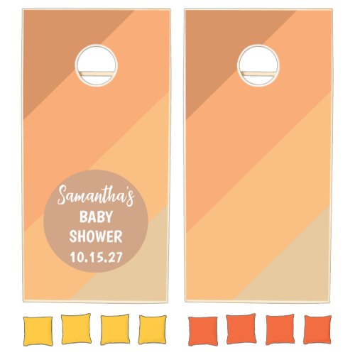 Boho Sunshine Baby Shower Cornhole Set