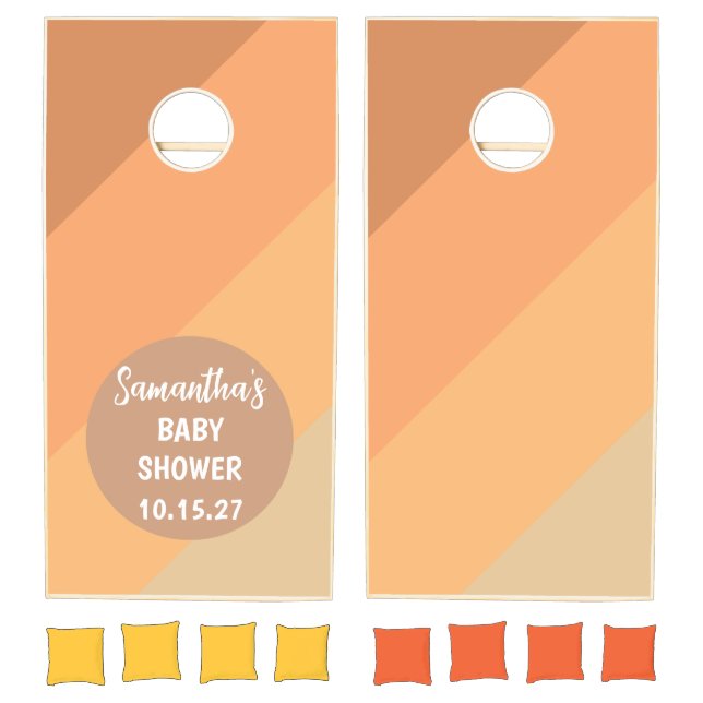 Boho Sunshine Baby Shower Cornhole Set (Set)