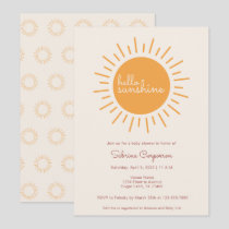 Boho Sunshine Gender Neutral Baby Shower Invitation