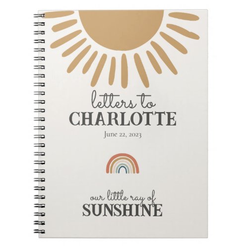 boho sunshine letters to my daughter baby book