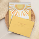 Boho sunshine muted tones envelopes 5x7 card<br><div class="desc">For more advanced customization of this design,  simply select the "Edit using Design Tool" button above!</div>