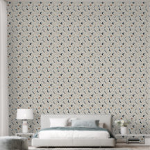 Boho Swallow & Sun Wallpaper