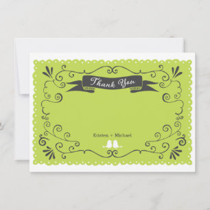 Boho Swirls, Curls, a Banner & Lovebirds Wedding