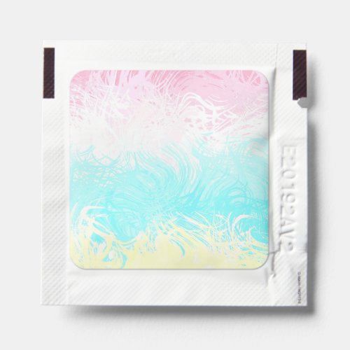 Boho Swirly Groovy Abstract Genderflux Pride Flag Hand Sanitizer Packet