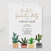 Boho Taco bout a Graduation Party Mexican Invitation (Front)