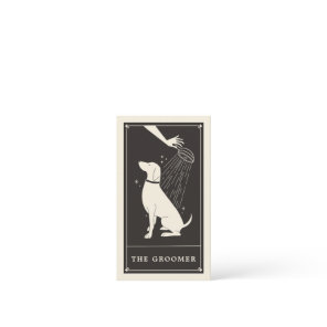 Boho Tarot Dog Groomer business card