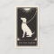 Boho Tarot Dog walker business card 