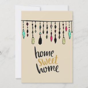 Boho Tassels Housewarming Party Invites