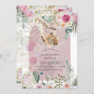 BOHO Tea Party Bridal Shower Pampas Grass