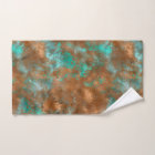 Boho Teal Copper Grunge