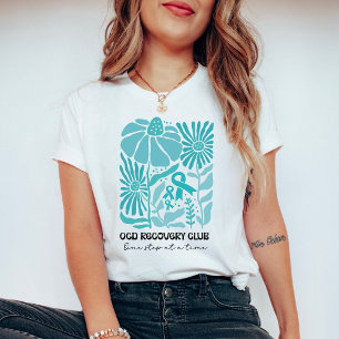 Boho Teal OCD Recovery Club Mental Health T-Shirt