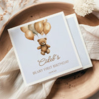 Boho Teddy Bear Beary First Birthday Party