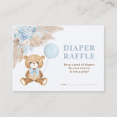 Diaper Raffles Spanish Rifas Para Pañales Baby Shower in 