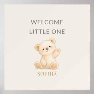 Boho Teddy Bear Personalized Party  Holder