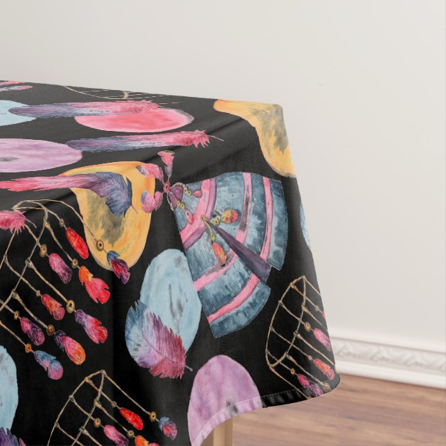 Boho Tent Pattern Tablecloth (In Situ)