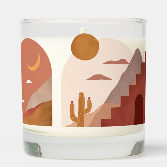 Boho Terracota - Scented Jar Candle (Front)