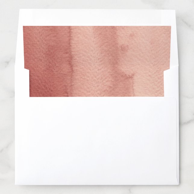 Boho Terracotta Blush Envelope Liner (In Envelope)