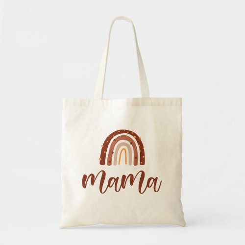 Boho Terracotta Rainbow Mama Tote Bag