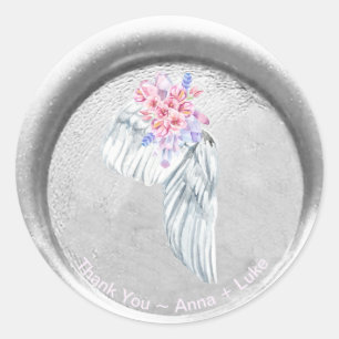 *~* Boho THANK YOU Angel Wing Faux Wax Seal