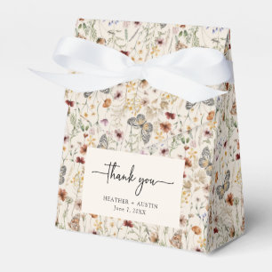 Boho Thank You Favor Boxes