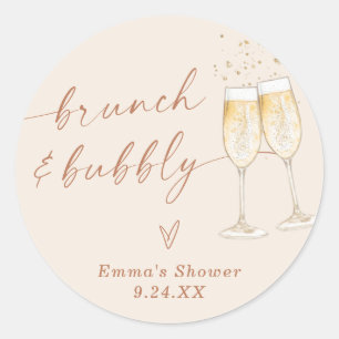 Boho Thank You Favor Sticker