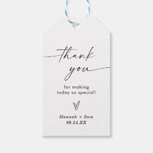 Boho Thank You Favor Tag
