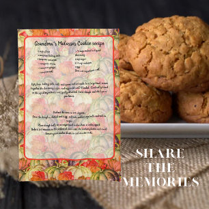 Boho Thanksgiving Fall Decor Watercolor Pumpkin Kitchen Towel