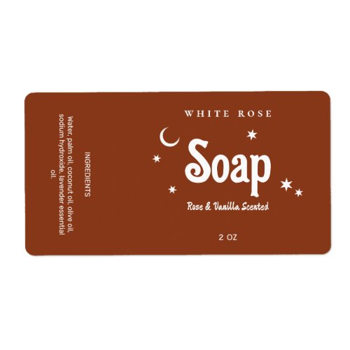 Boho Themed Soap Labels