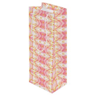 Boho Tie-Dye Kaleidoscope Pattern - Pink