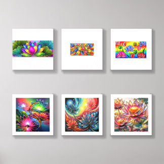 Boho Tile Painting Set – Handcrafted Art for Home