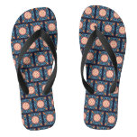 Boho Tile Pair of Flip Flops