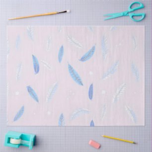 Boho Trendy Feathers Luxury Collection Tissue Paper