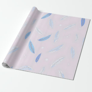 Boho Trendy Feathers Luxury Collection Wrapping Paper