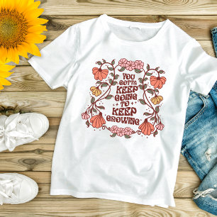 Boho Trendy Floral Inspirational Motivational T-Shirt