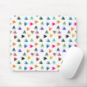 Boho Triangles Mouse Pad