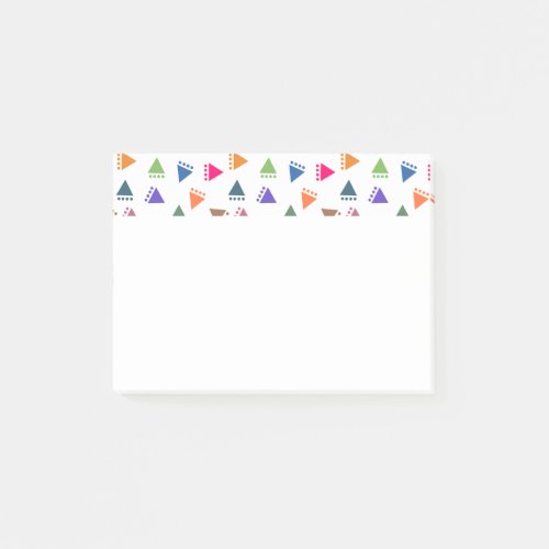 Boho Triangles  Post_it Notes