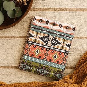 Boho Tribal Geometric Pattern Southwestern Aztec Planner