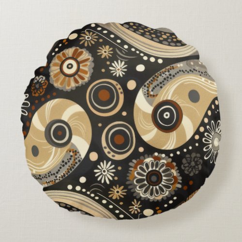 Boho Tribal Paisley &amp; Mandala Pillow