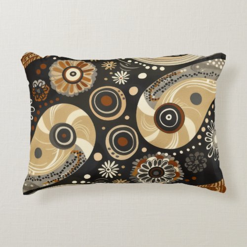Boho Tribal Paisley &amp; Mandala Pillow