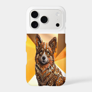 Boho Tribal Pembroke Welsh Corgi Mountain Folk Art iPhone 17 Pro Case