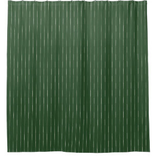 Boho Tribal salmon olive green stripe Shower Curtain