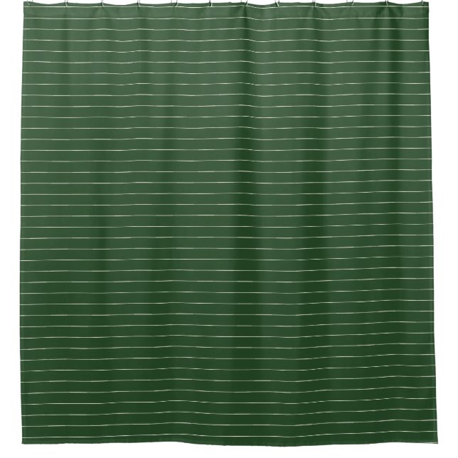 Boho Tribal salmon olive green stripe Shower Curtain (Front)