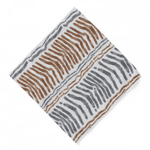 Boho Tribal Striped Bandana
