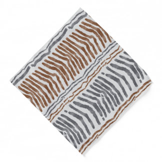 Boho Tribal Striped Bandana