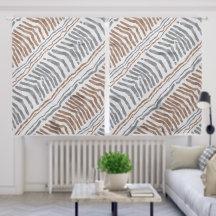 Boho Tribal Striped Roman Shade